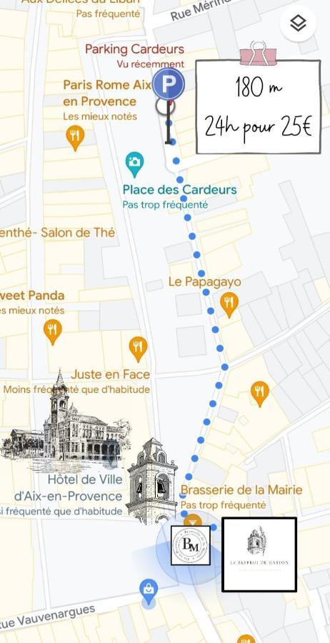 Le Beffroi De Gaston Climatise Apartment Екс ан Прованс Екстериор снимка