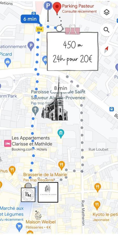 Le Beffroi De Gaston Climatise Apartment Екс ан Прованс Екстериор снимка